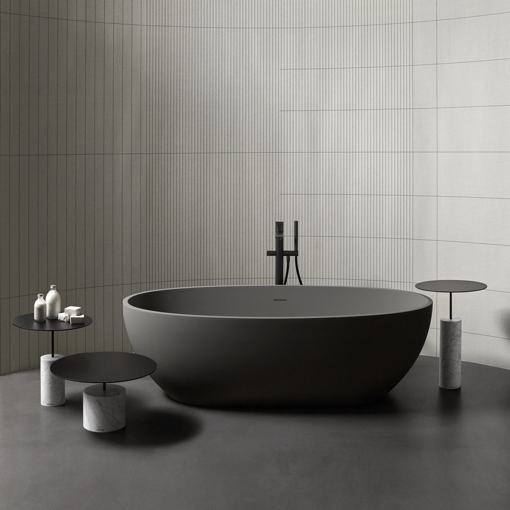 Italian luxury interiors bathroom stone marble coffee table