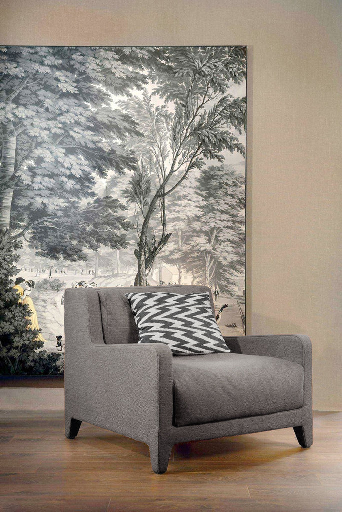 Italy luxurious custom fabric armchair living room interior