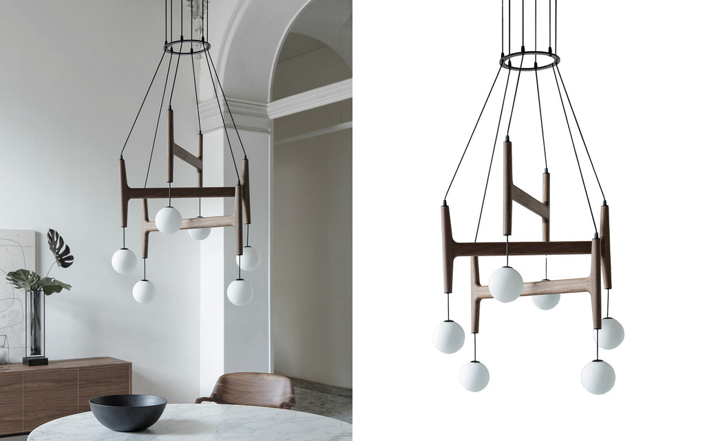 Italian luxury interiors lighting lamp