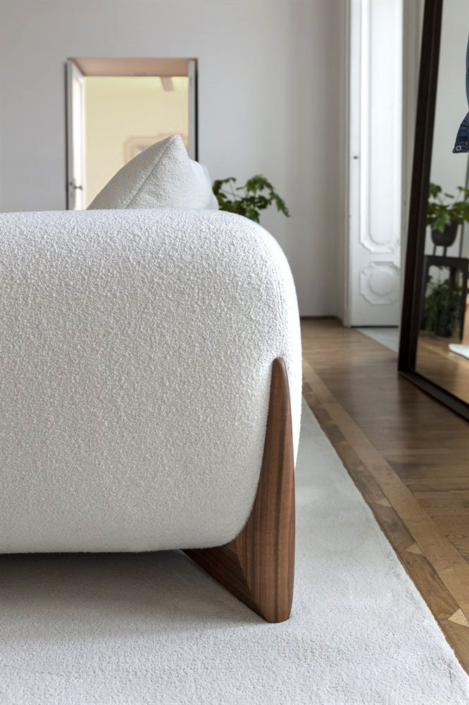 Italian luxury interiors living room furniture fabric sofa