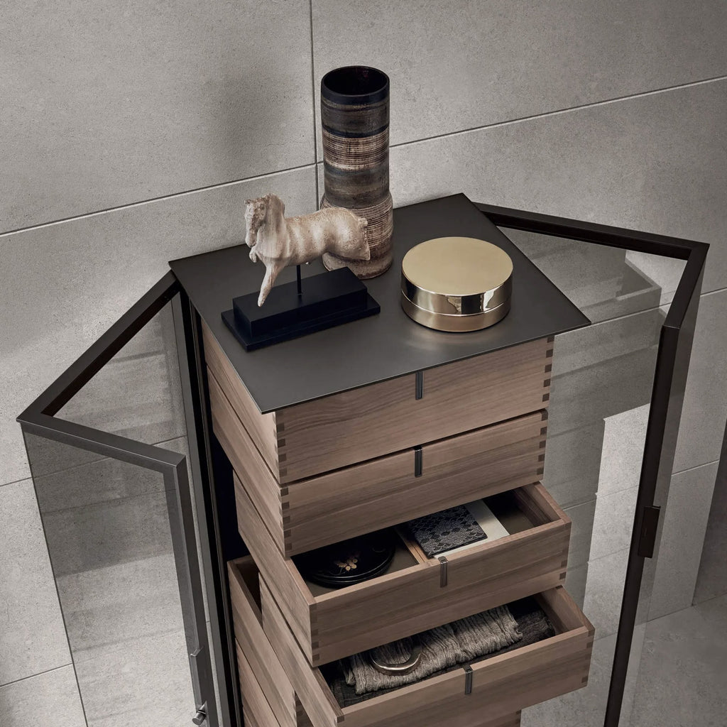 Italian luxury interiors room dresser cabinet drawer