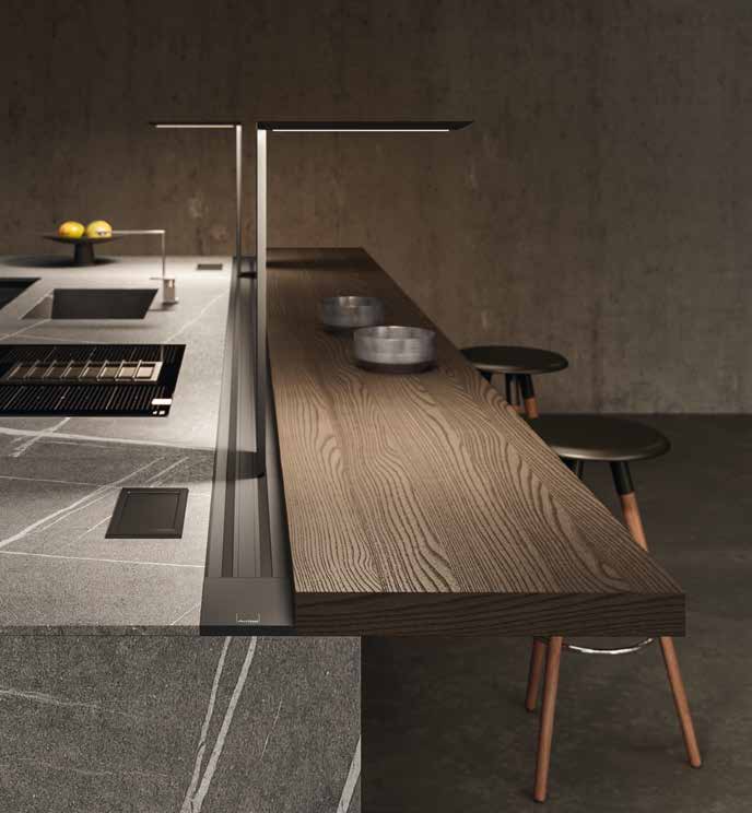 Italian luxury room interiors kitchen table chairs