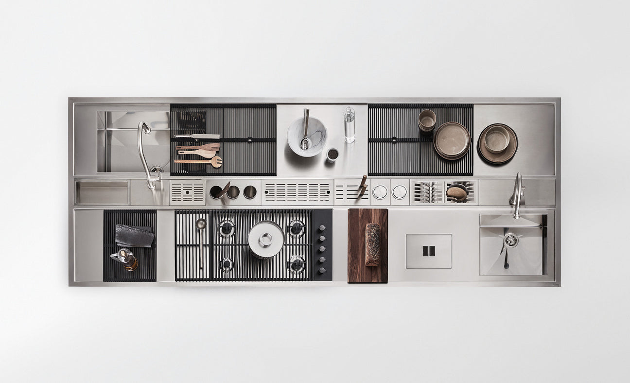 Italian luxury interiors kitchen hobs