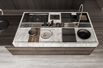 Italian luxury interiors kitchen worktops