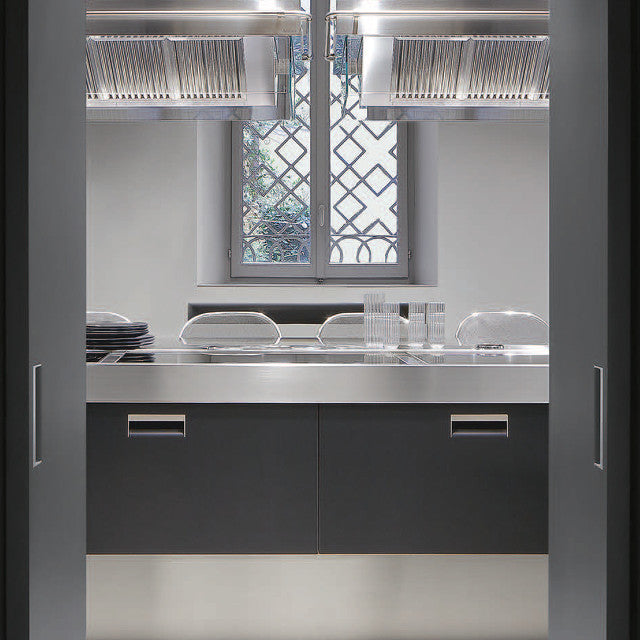 Italian luxury interiors kitchen cabinet utensils