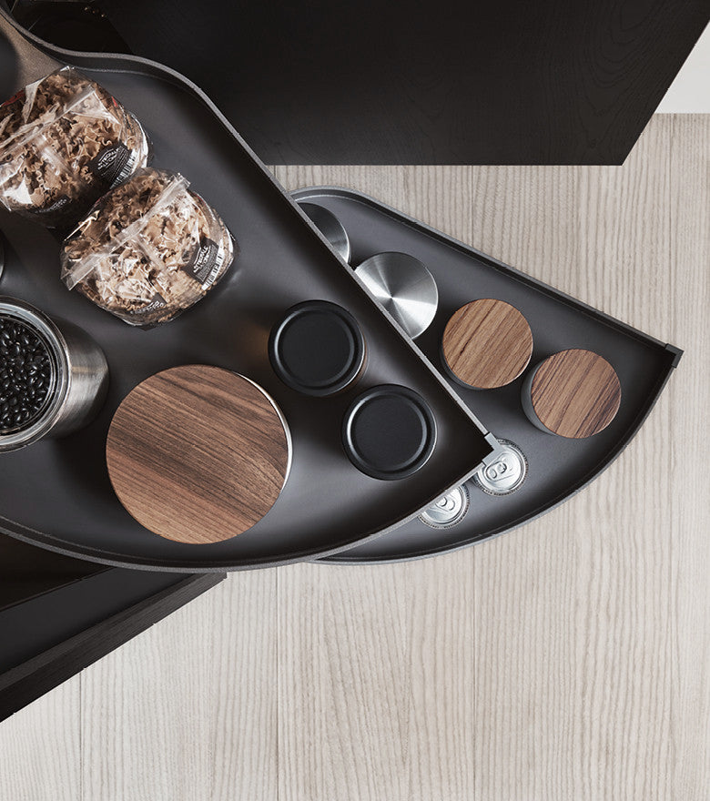 Italian luxury interiors kitchen cabinet utensils