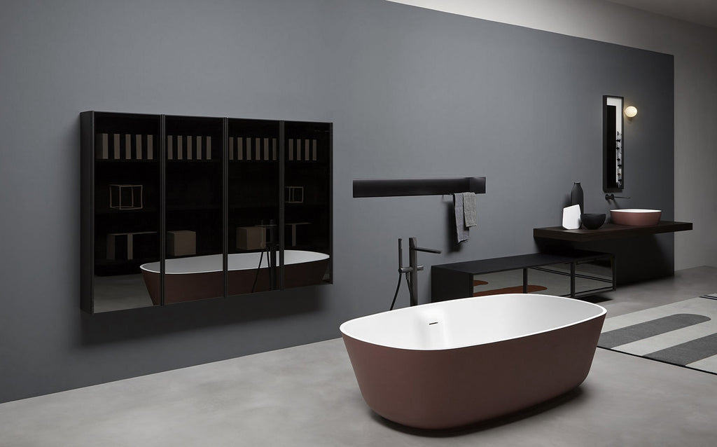 Italian luxury interiors bathroom bath