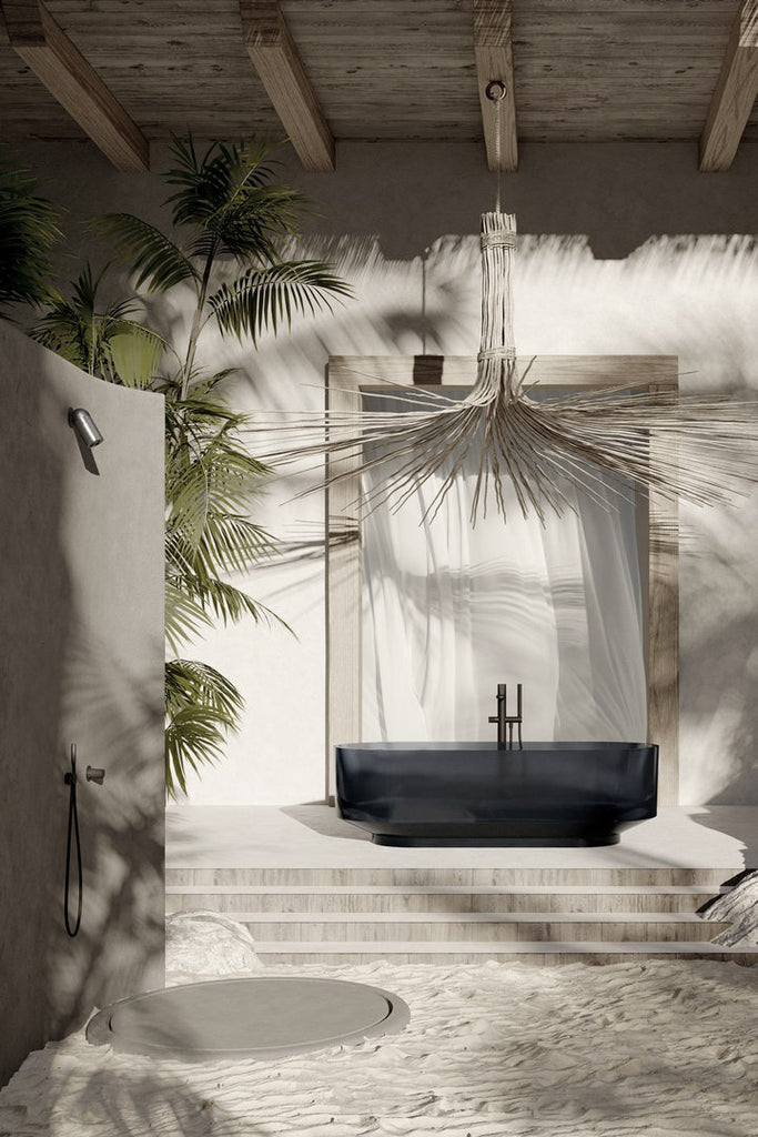 Italian luxury interiors bathroom bathtub