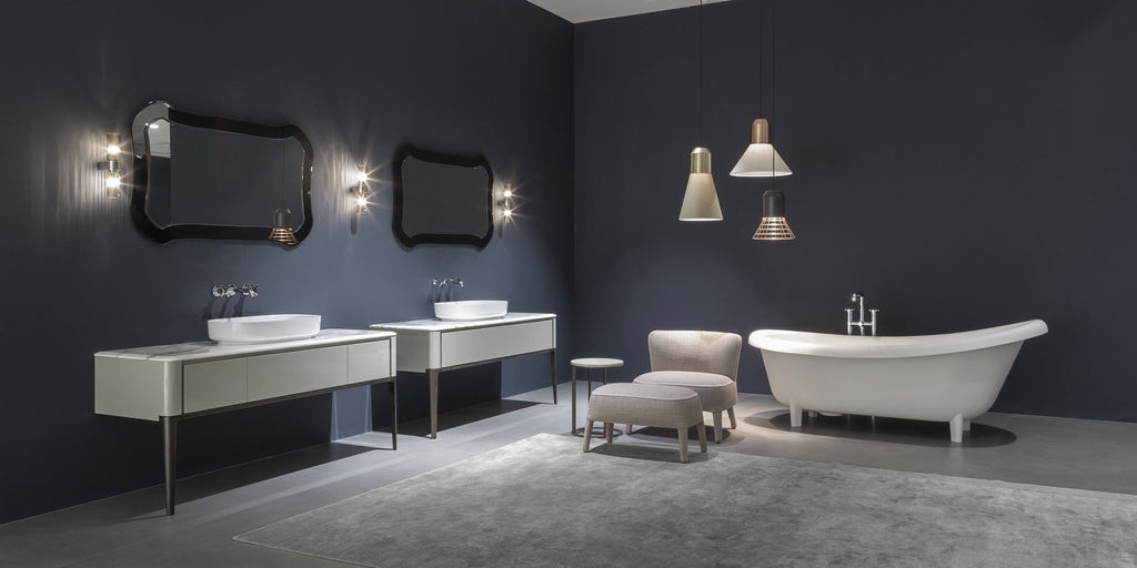 Italian luxury interiors bathroom vanity