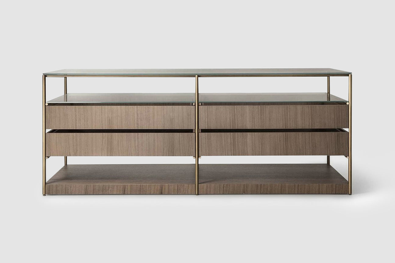 Italian luxury interiors furniture sideboard cabinet drawer