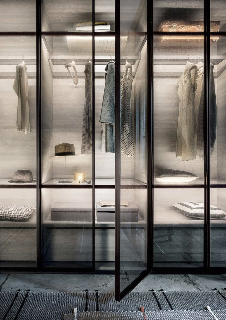 Italian luxury interiors bedroom wardrobe cabinet drawer