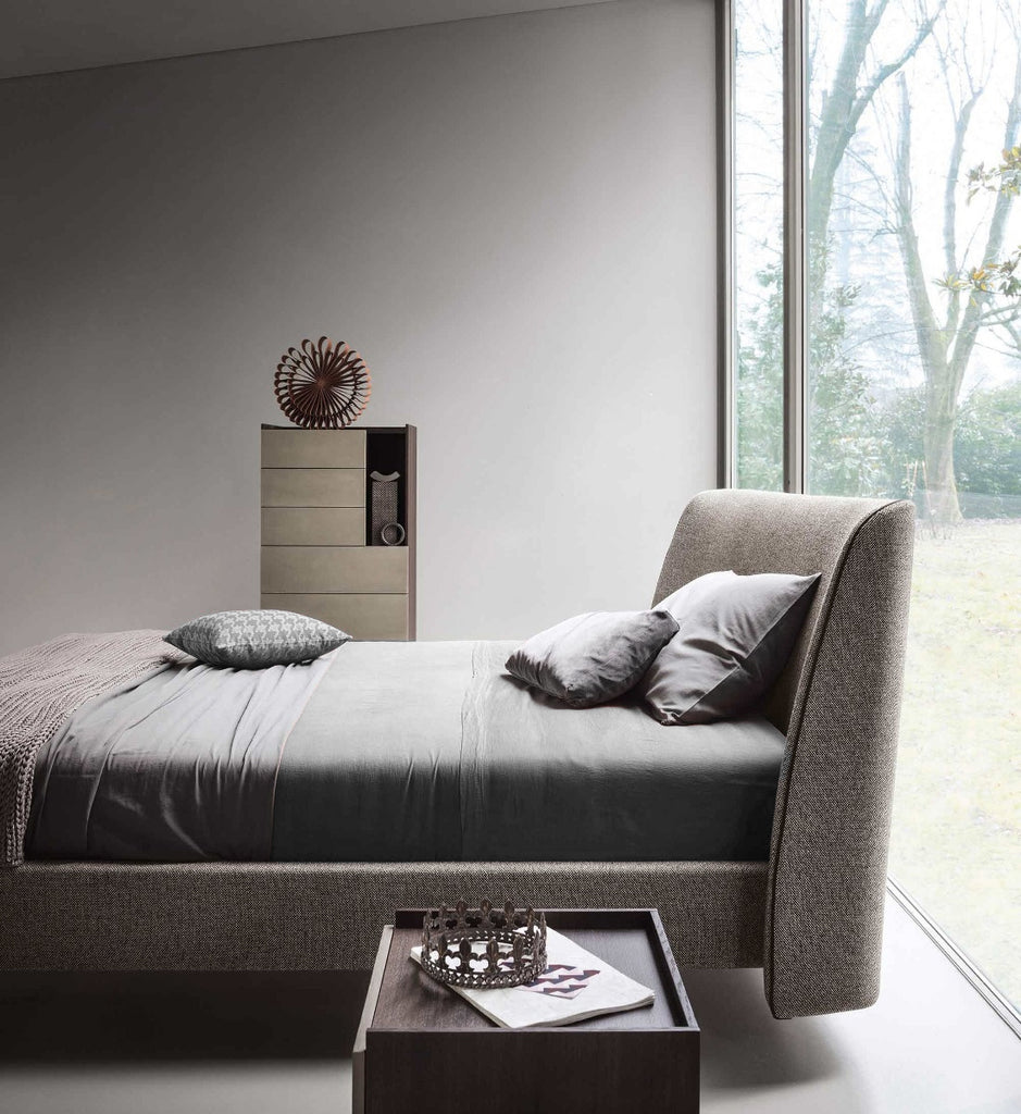 Italian luxury interiors bedroom furniture bed pillows