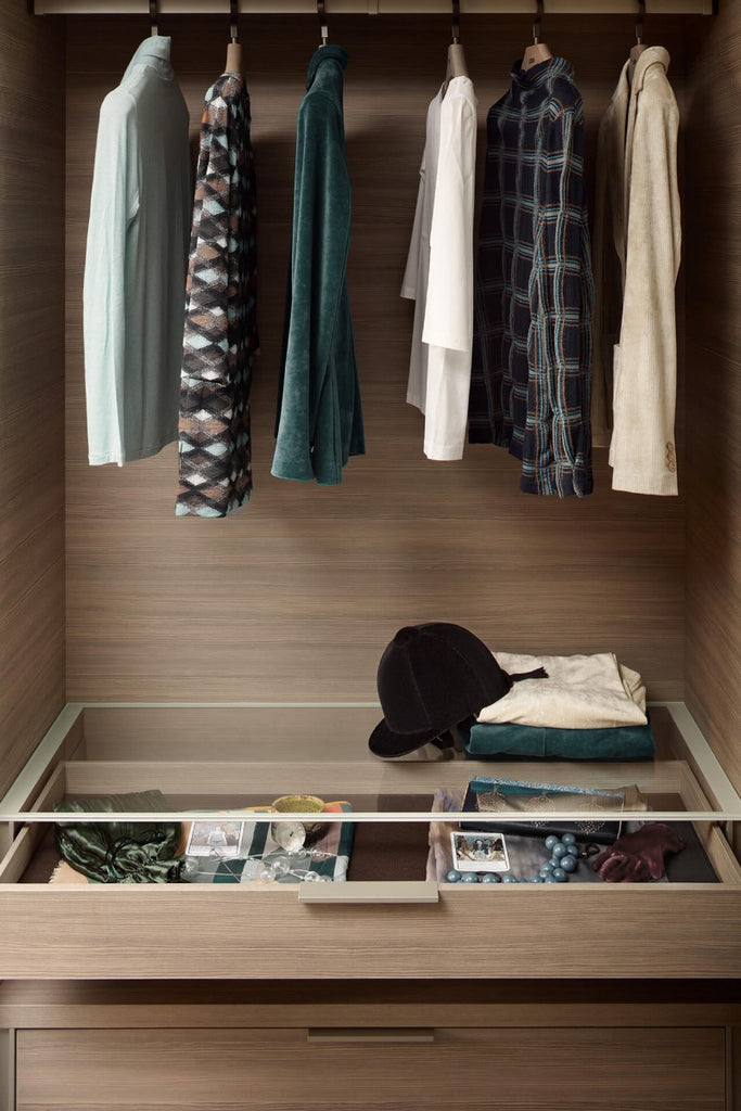 Italian luxury interiors room wardrobe cabinet drawer