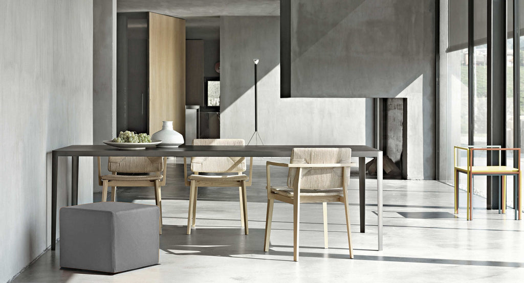 Italian luxury interiors living room custom metal table