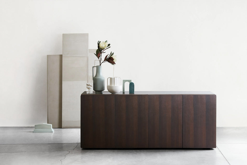 Italian luxury interiors office room custom sideboard cabinet drawer