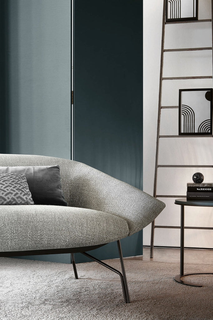 Italian luxury room interiors custom fabric sofa