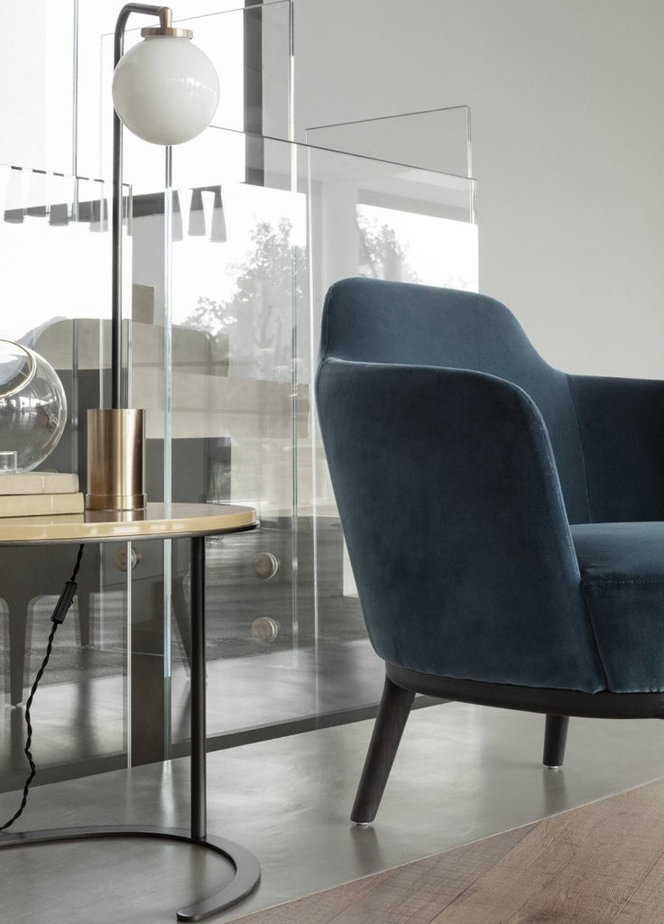 Italian luxury room interiors fabric wood chairs armchair