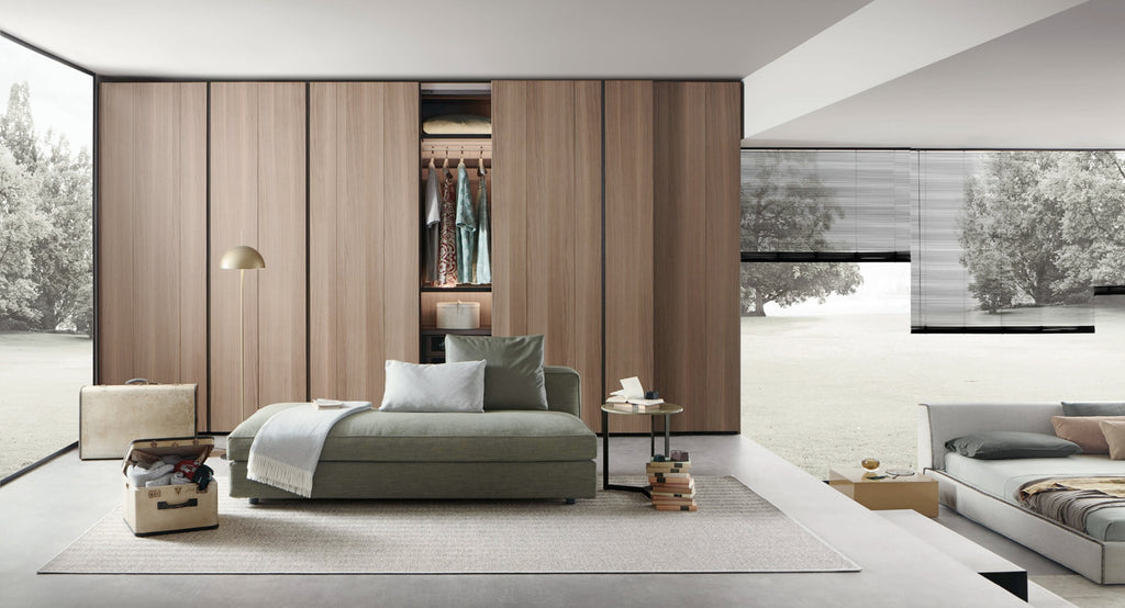Italian luxury interiors living room wardrobe furniture cabinet drawer clothing organiser