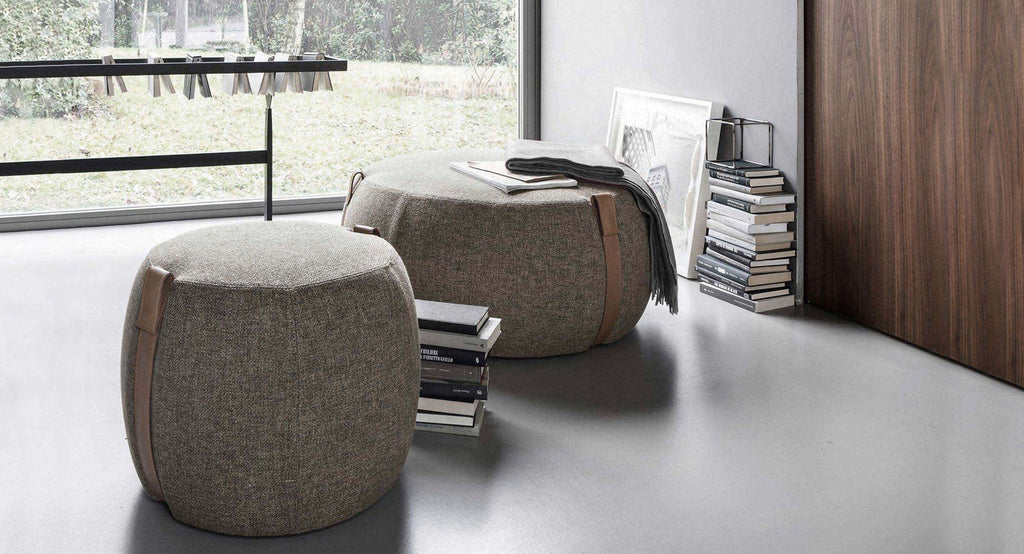 Italian luxury room interiors fabric chairs stool