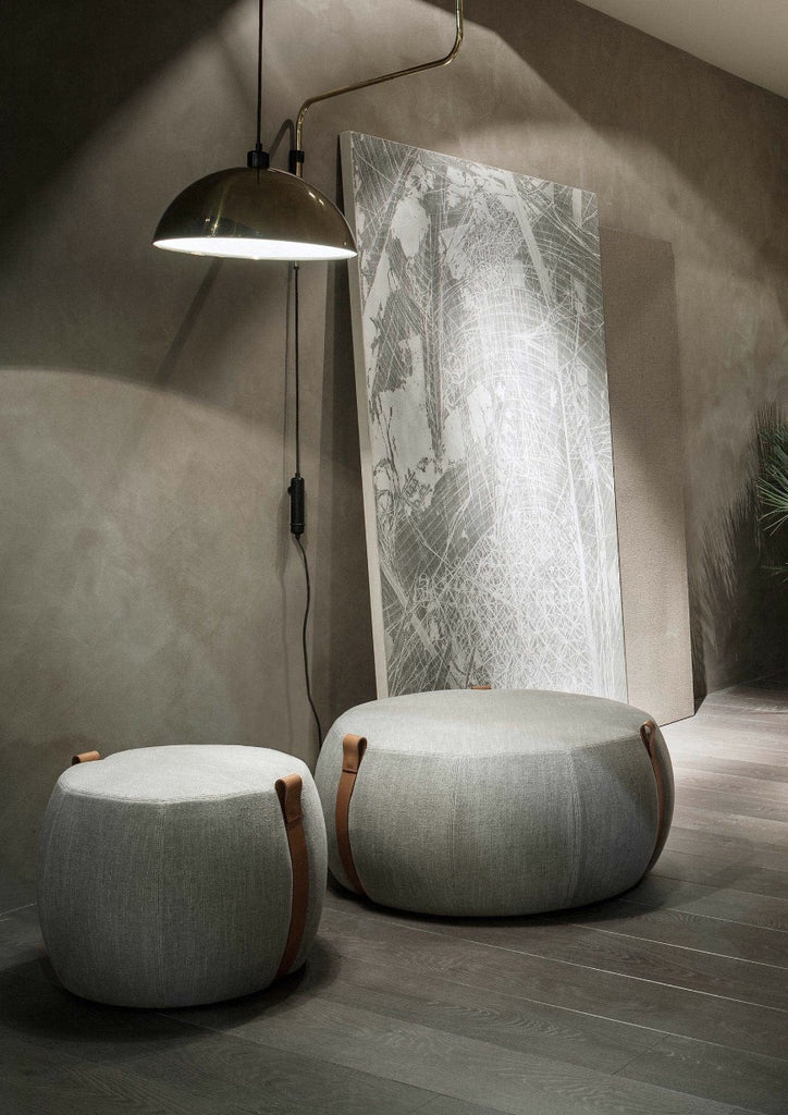 Italian luxury room interiors fabric chairs stool