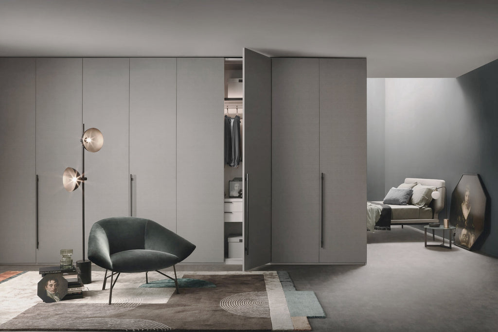 Italian luxury interiors furniture wardrobe cabinet drawer clothing