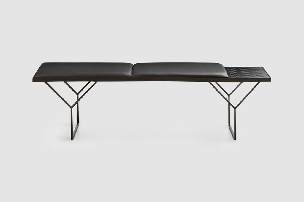 Italian luxury room interiors bench