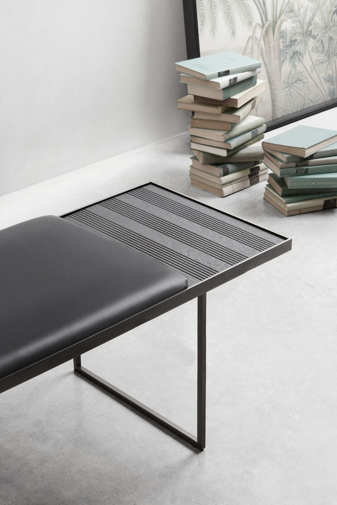 Italian luxury room interiors bench