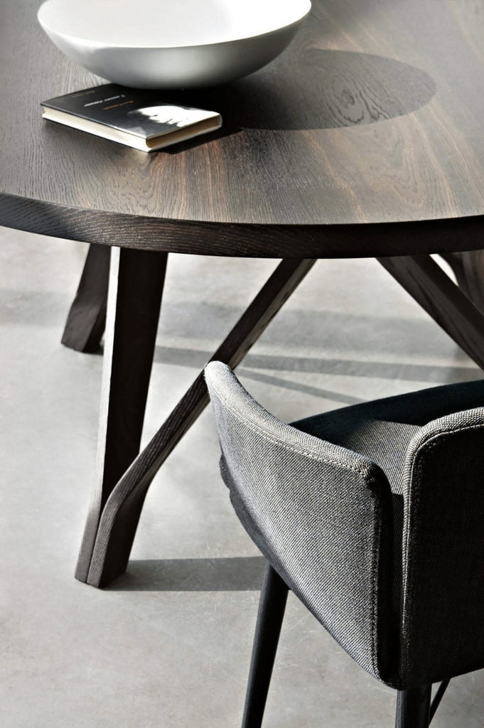 Italian luxury interiors room wood side table 