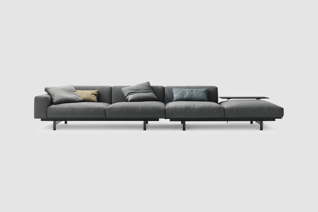 Italian luxury interiors living room custom fabric sofa