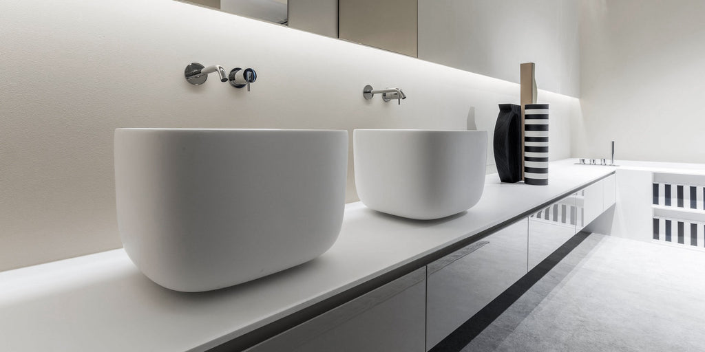 Italian luxury interiors bathroom sink basin