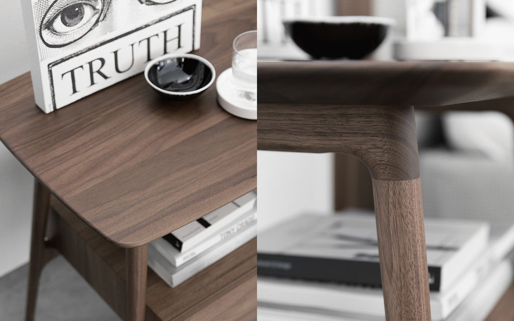 Italian luxury interiors furniture side table cabinet drawer