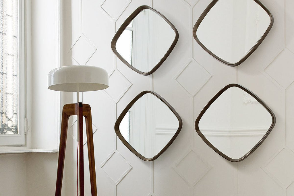 Italian luxury room interiors mirror