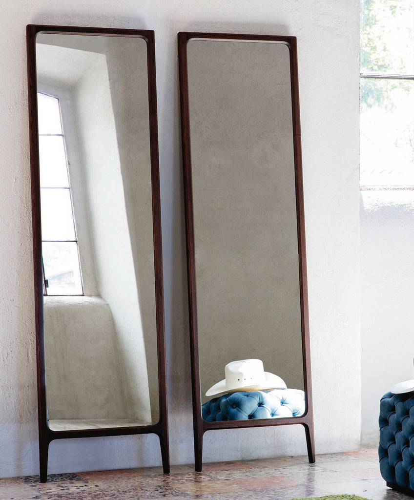 Italian luxury room interiors standing mirror