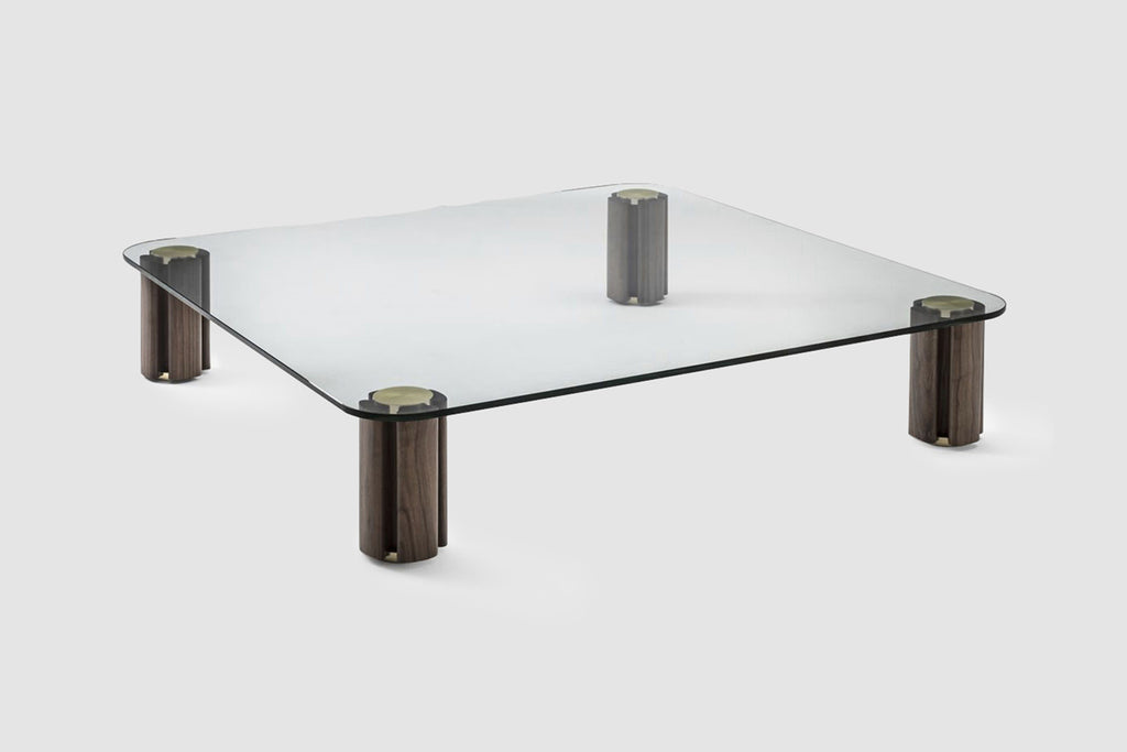 Italian luxury interiors livingroom glass table