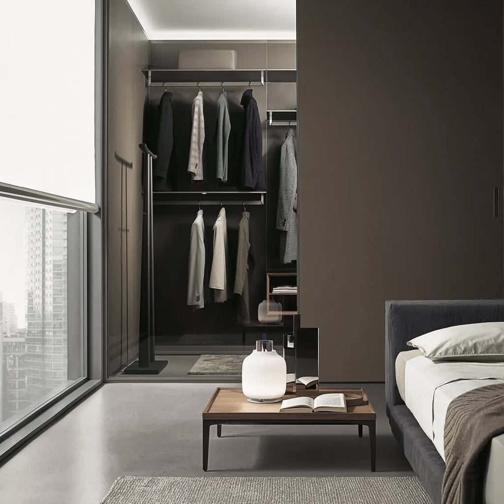 Italian luxury interiors living room wardrobe clothing cabinet drawer