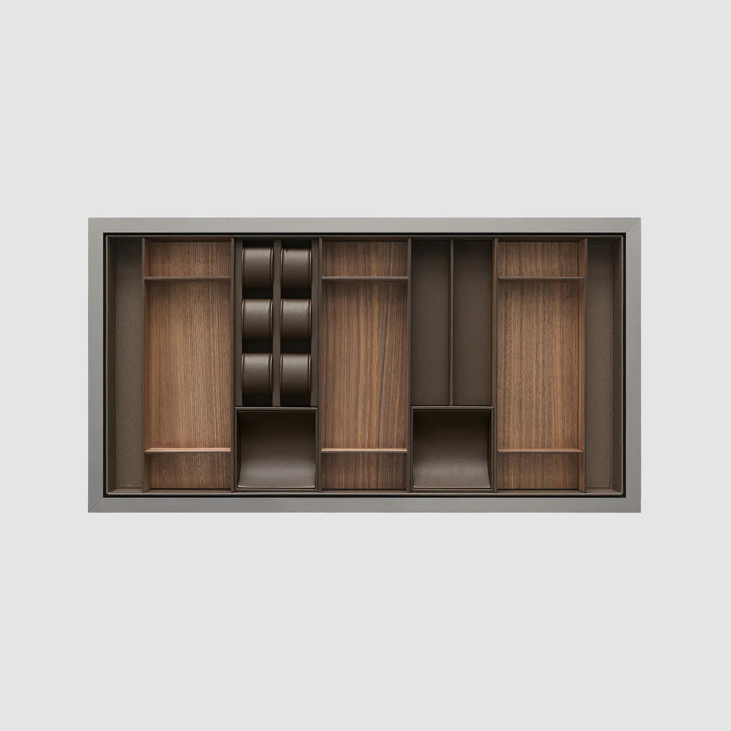 Italian luxury interiors room wardrobe cabinet drawer organiser