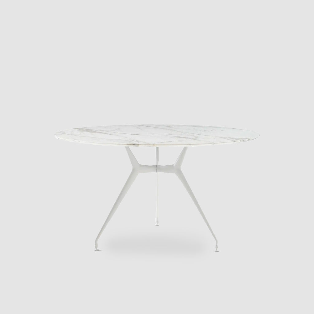 Italian luxury interiors office dining marble table