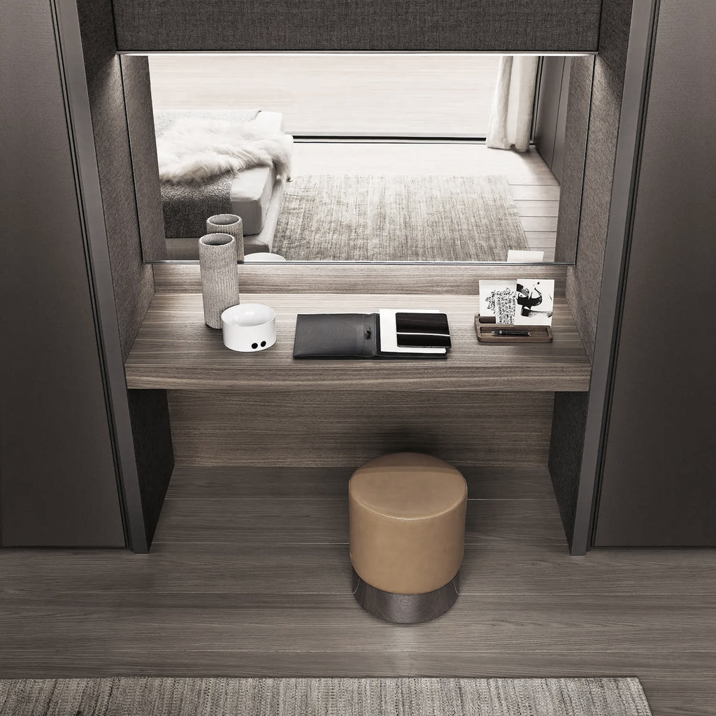 Italian luxury interiors furniture custom wardrobe cabinet drawer